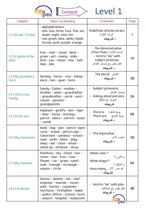 Book & Pen Grammar level 1 - Image 2